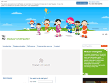 Tablet Screenshot of modular-kindergarten.com